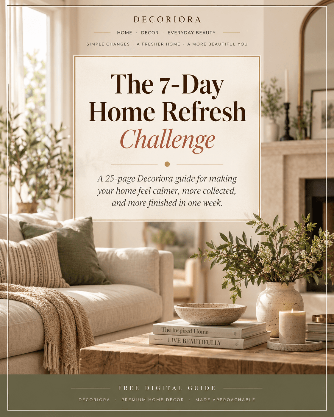 The 7-Day Home Refresh Challenge ebook cover