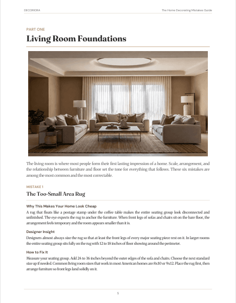 The Home Decorating Mistakes Guide preview thumbnail 2